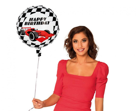 Balon foliowy Speed Happy Birthday 18"