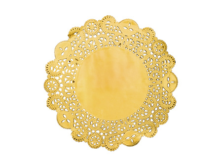 Podkładki pod talerze, złote, średnica ok. 35,5 cm (1 op. / 50 szt.)