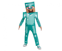 Strój Steve Diamond- Minecraft (licencja), rozm.XS (3-4 lat)