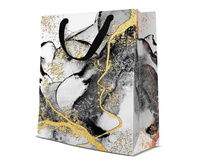 Torebka prezentowa Premium Marmur, średnia