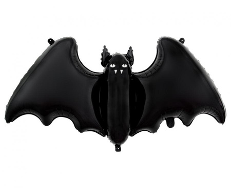 Balon foliowy Nietoperz, czarny 46x100 cm