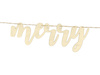 Drewniany baner Merry Christmas, 87x17cm