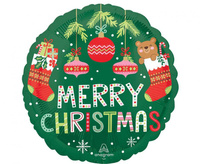 Balon foliowy 18"  Beary Christmas