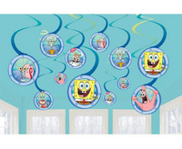 Spirale Deko SpongeBob, 12 szt.