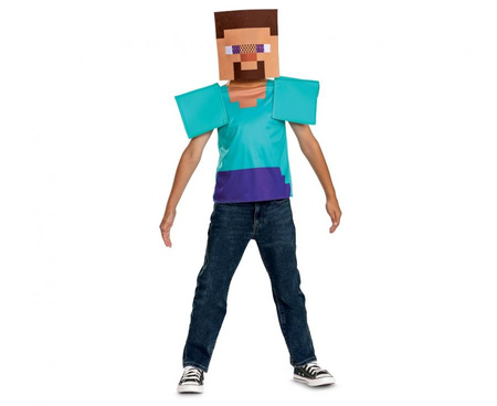 Strój Steve Essential- Minecraft (licencja), rozm.XS (3-4 lat)