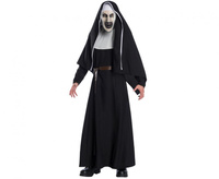 Zestaw dla dorosłych Upiorna Zakonnica (sukienka, habit, maska, pasek), rozm. S