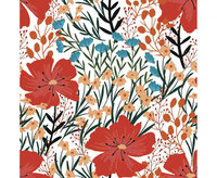 Serwetki pap. Poppy & Wild Flowers, 33x33 cm, 20 szt.