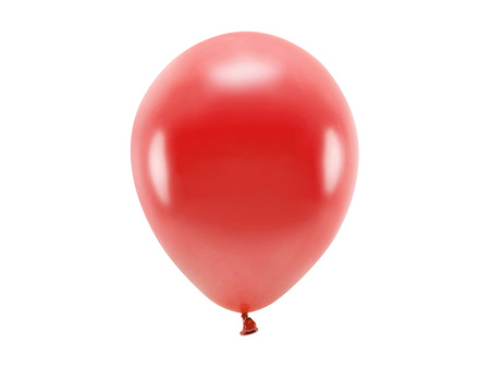 Balony Eco 26cm metalizowane, czerwony (1 op. / 10 szt.)