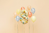 Balon foliowy Cyfra 8 - Wąż, 51x86 cm, mix