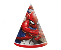 Czapeczki papierowe Spiderman Crime Fighter 6 szt.