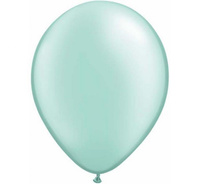 Balon 11", metalik miętowy / 25 szt.