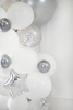 Balony Glossy 12 cm, ciemny srebrny (1 op. / 50 szt.)