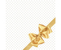Serwetki pap. Golden Bow Elegance, 33x33 cm, 20 szt.