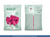 Balony Eco 30cm pastelowe, fuksja (1 op. / 100 szt.)