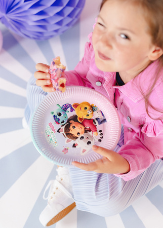 Talerzyki Koci Domek Gabi, mix, 23 cm (1 op. / 6 szt.)