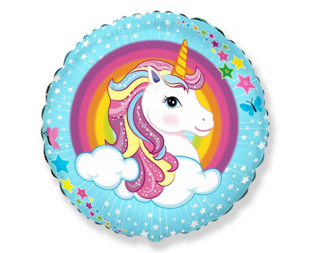 Balon foliowy 18" - Jednorożec