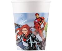 Kubeczki papierowe Avengers Infinity Stones Marvel, 200ml, 8szt. (FSC)