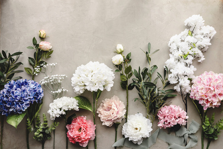 Sztuczny Kwiat - Piwonia, 35 cm, blady róż