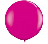 Balon 36, pastel żurawinowy / 2 szt. KK