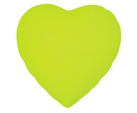 Balon foliowy Serce, fluor żółty, 18