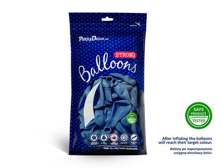 Balony Strong 23cm, Pastel Corn. Blue (1 op. / 100 szt.)