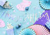 Baner Happy Birthday, opalizujący, 16,5x62cm