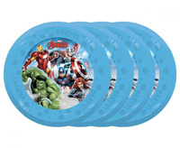 Talerzyki wielokrotnego użytku Avengers Infinity Stones Marvel, 21 cm, 4 szt.
