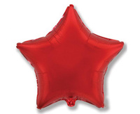 Balon foliowy 18" - "Gwiazda" (czerwona)