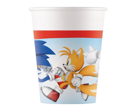Kubeczki papierowe  Sonic, 200ml, 8 szt.