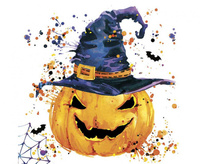 Serwetki pap. Creepy Pumpkin with Splashes, 33x33 cm, 20 szt.