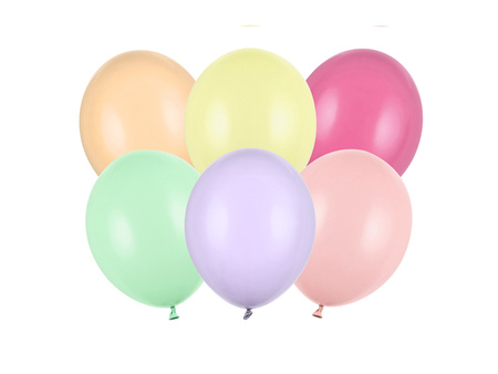 Balony Strong 23cm, Pastel Mix (1 op. / 50 szt.)