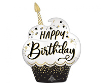 Balon foliowy helowy Birthday wishes