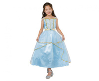 Zestaw dla dzieci Niebieska Księżniczka (sukienka, pasek) , rozm.110/120 cm