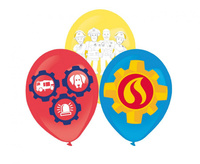 Balony lateksowe 11" Strażak Sam, 6 szt.