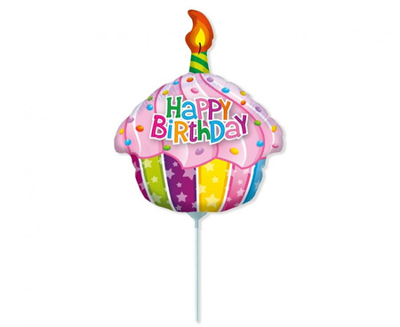 Balon foliowy 14 FX - Urodzinowa Muffinka, niepakowany