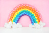 Balony Rainbow 23cm pastelowe, fiolet (1 op. / 100 szt.)