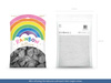 Balony Rainbow 23cm metalizowane, srebrny (1 op. / 100 szt.)