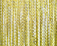 Kurtyna Spirale-srebrne gwiazdki, złota, 100x200 cm
