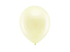 Balony Rainbow 23cm metalizowane, kremowy (1 op. / 100 szt.)