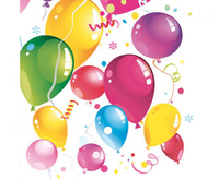 Serwetki papierowe Party Balloons, 33 x 33 cm,  20 szt.