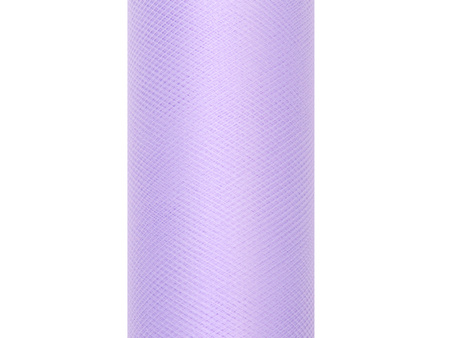 Tiul gładki, liliowy, 0,3 x 9m