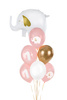 Balony 30 cm, Roczek, Baby pink (1 op. / 50 szt.)