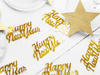 Konfetti Happy New Year, złoty, 4 x 2cm, 3g