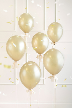 Balony Strong 30 cm, Metallic Cold Gold (1 op. / 100 szt.)