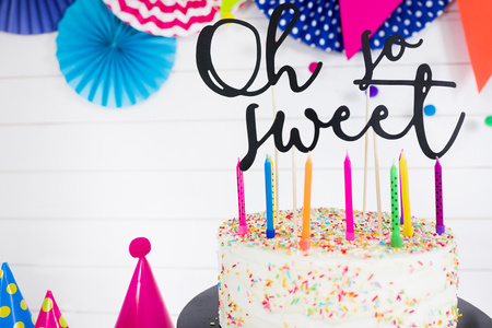 Świeczki urodzinowe Kolorowe, mix, 6,5cm (1 op. / 6 szt.)