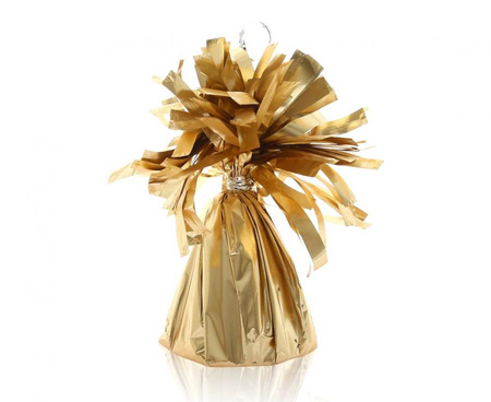 Ciężarek foliowy do balonów z helem, szampański, 145 g/ 1 szt.