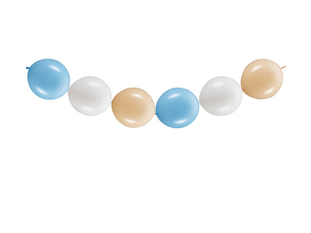 Balony z łącznikiem, 33 cm, mix (1 op. / 20 szt.)