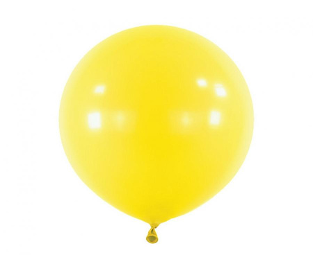 Balon 24 RND Standard Yellow Sunshine, 4 szt.