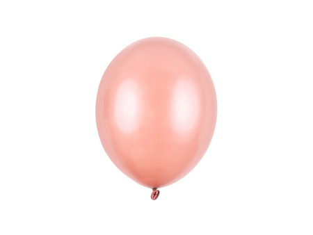 Balony Strong 23cm, Metallic Rose Gold (1 op. / 100 szt.)