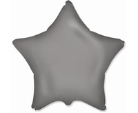 Balon foliowy 18" - Gwiazda (matowa Moonlight Silver)